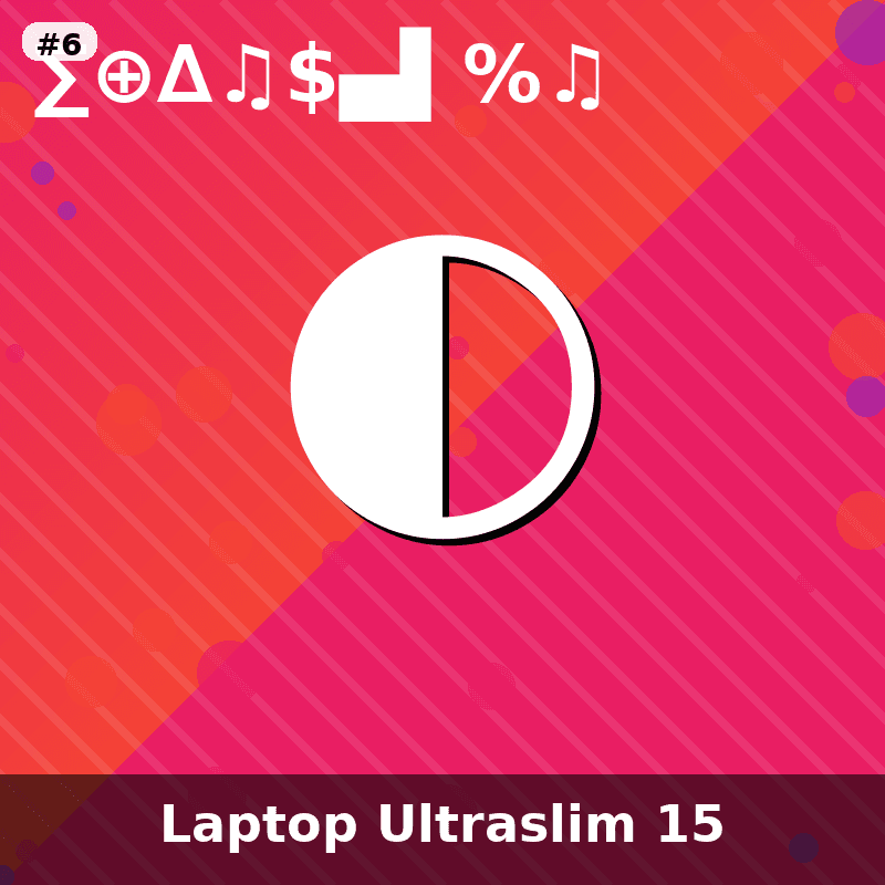 Laptop UltraSlim 15 Pro - 6