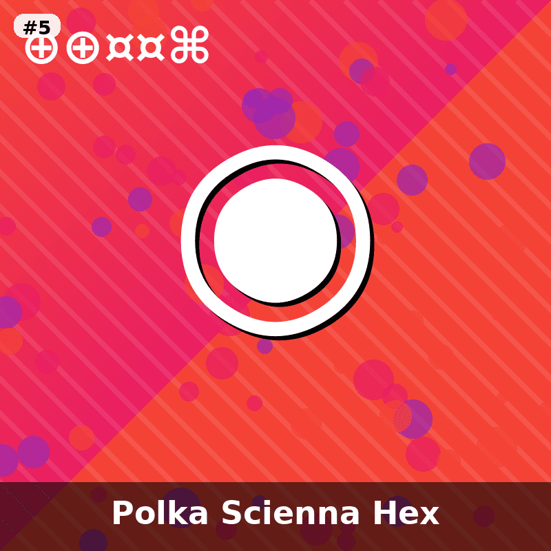 Polka Scienna Hexagon Set - 5