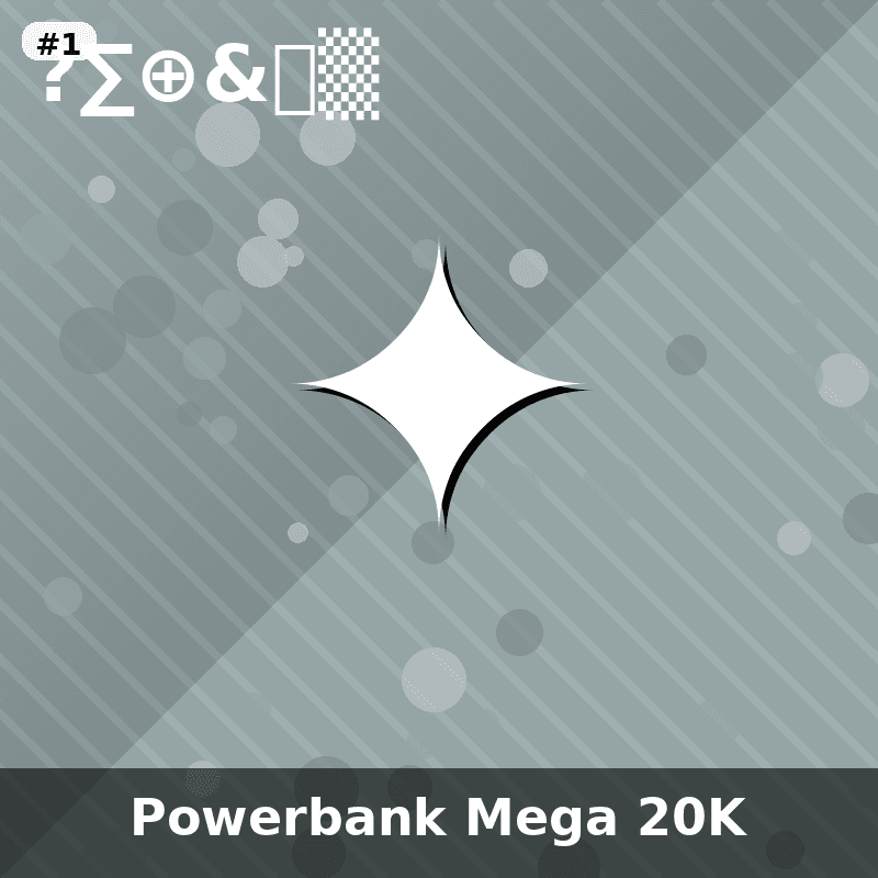 Powerbank MegaCharge 20000mAh - 1