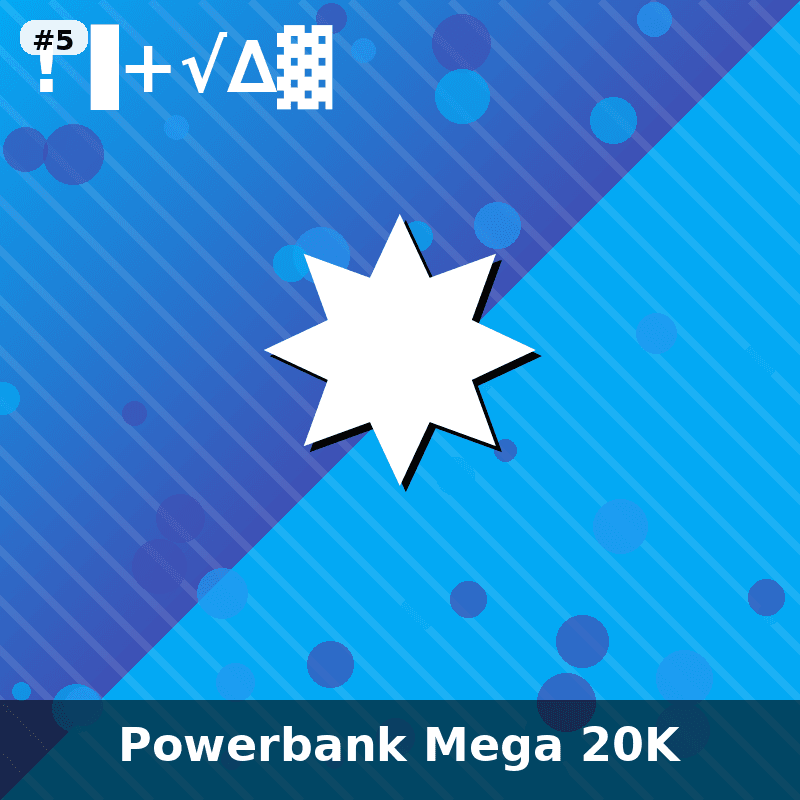Powerbank MegaCharge 20000mAh - 5