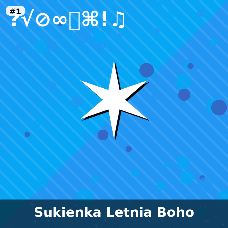 Sukienka Letnia Boho Paradise - 1